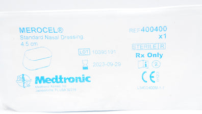Medtronic 400400 Standard Nasal Dressing 4.5cm (x)